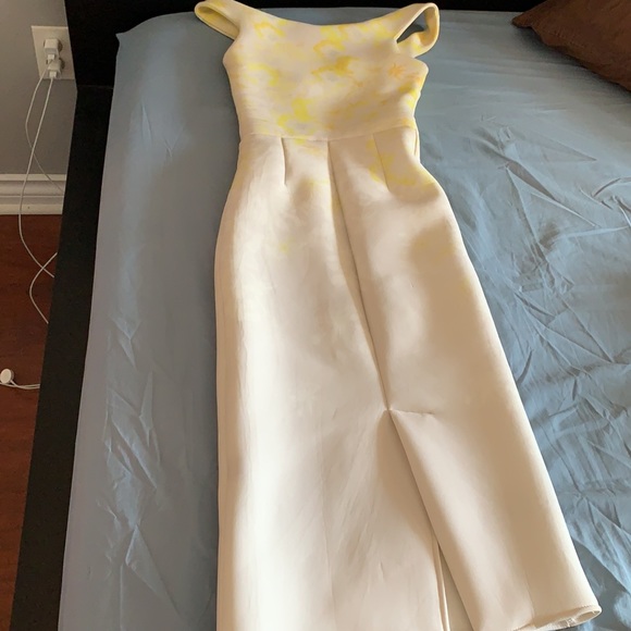 True Violet Bardot Dress - Ombre Floral/Multi/UK 6 - Picture 5 of 5